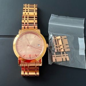 Burberry Women’s Rose Gold Watch